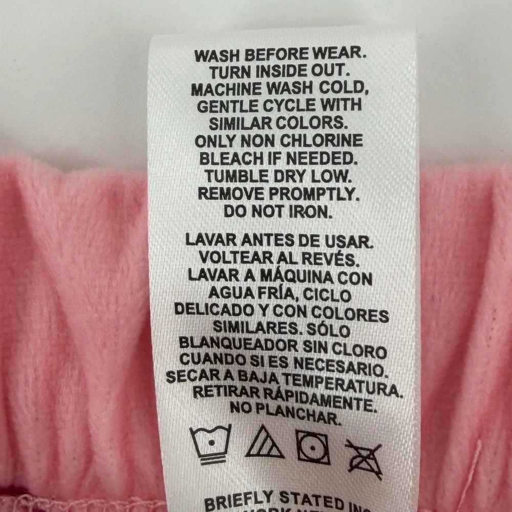 Strawberry Shortcake Pajama Pants Pink Fleece Kids Size XL‎